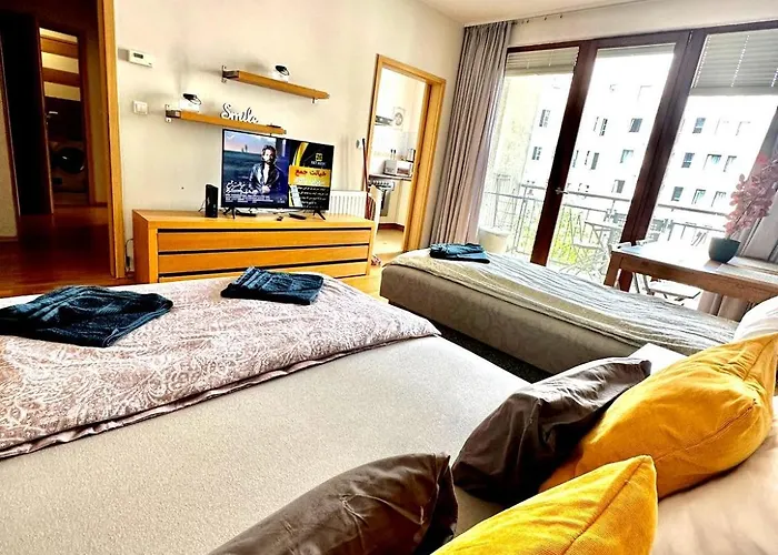 Central Apartment With Balcony